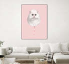 COTTON CANDY CAT by Jonas Loose on GIANT ART - pink photo manipulation