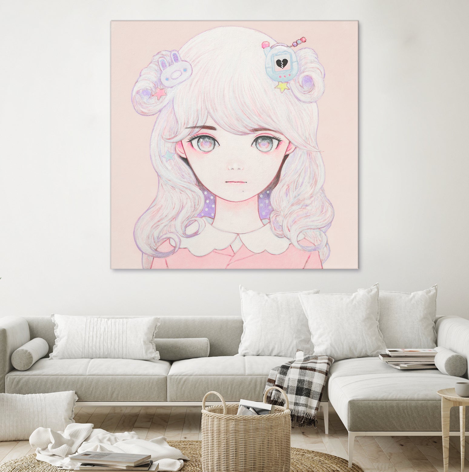 Cosmic Spring by Kaoru Hasegawa on GIANT ART - pink digital painting