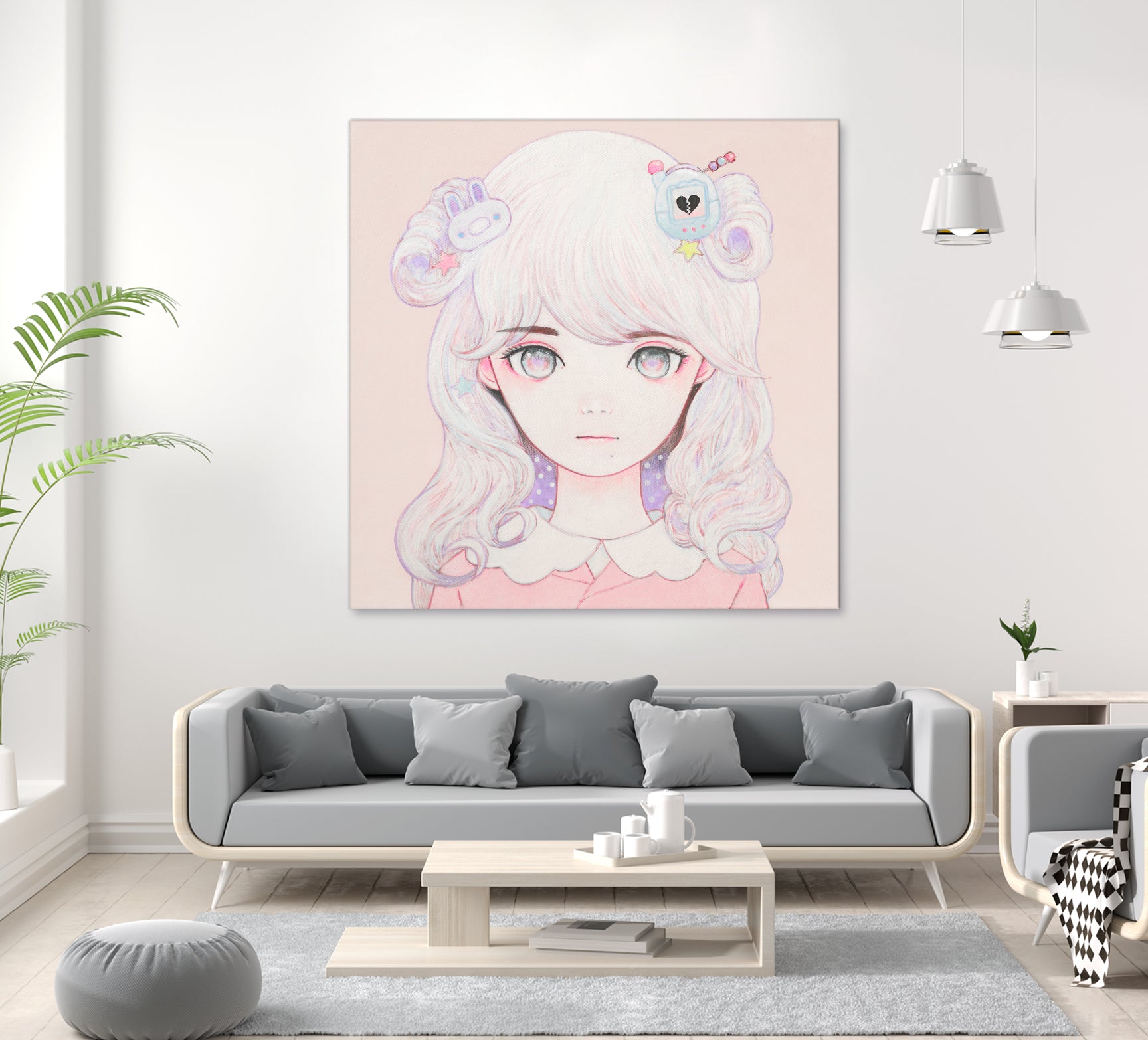 Cosmic Spring by Kaoru Hasegawa on GIANT ART - pink digital painting