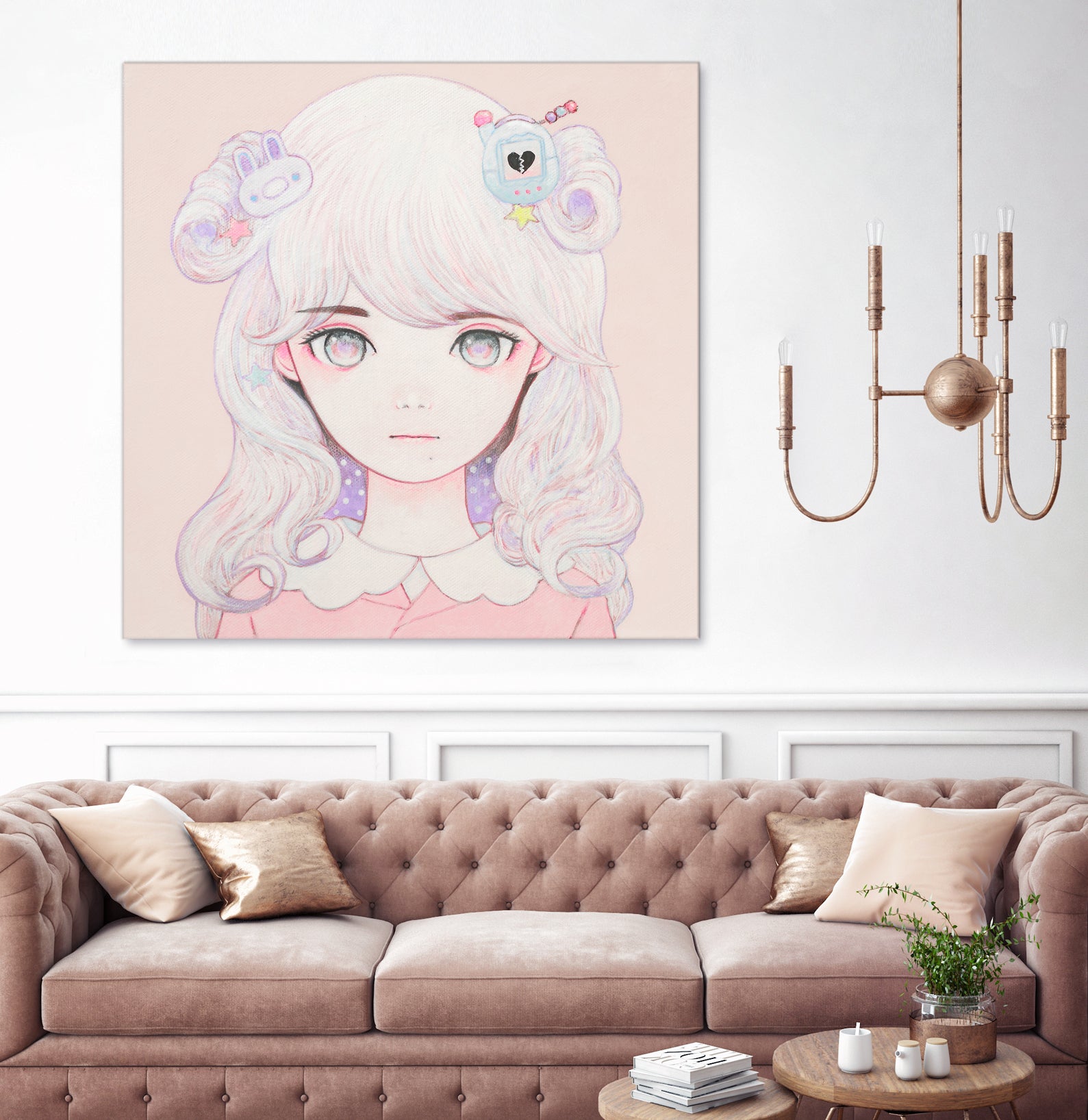 Cosmic Spring by Kaoru Hasegawa on GIANT ART - pink digital painting