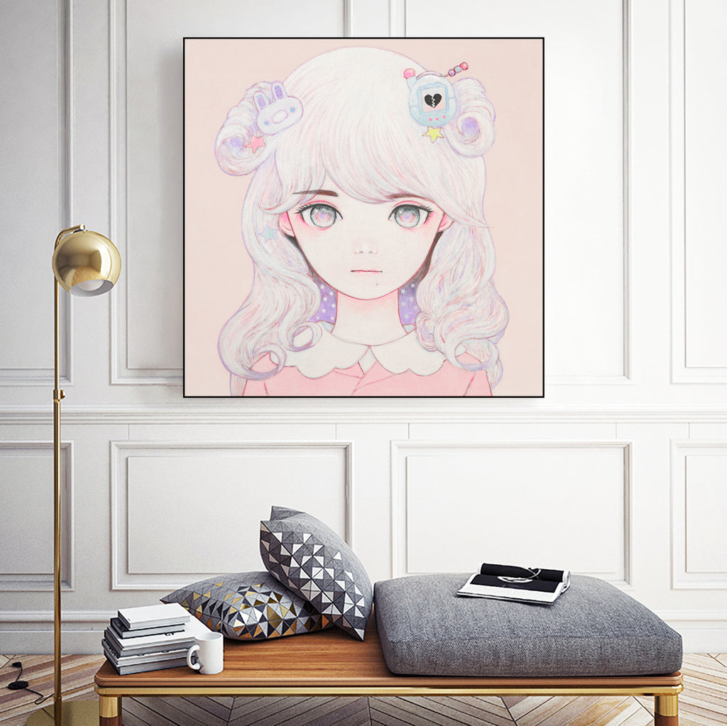 Cosmic Spring by Kaoru Hasegawa on GIANT ART - pink digital painting