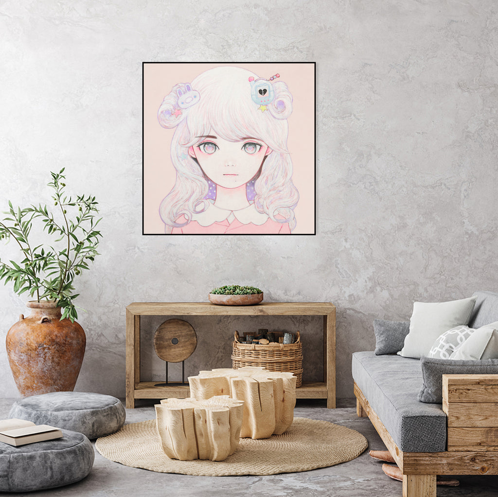 Cosmic Spring by Kaoru Hasegawa on GIANT ART - pink digital painting