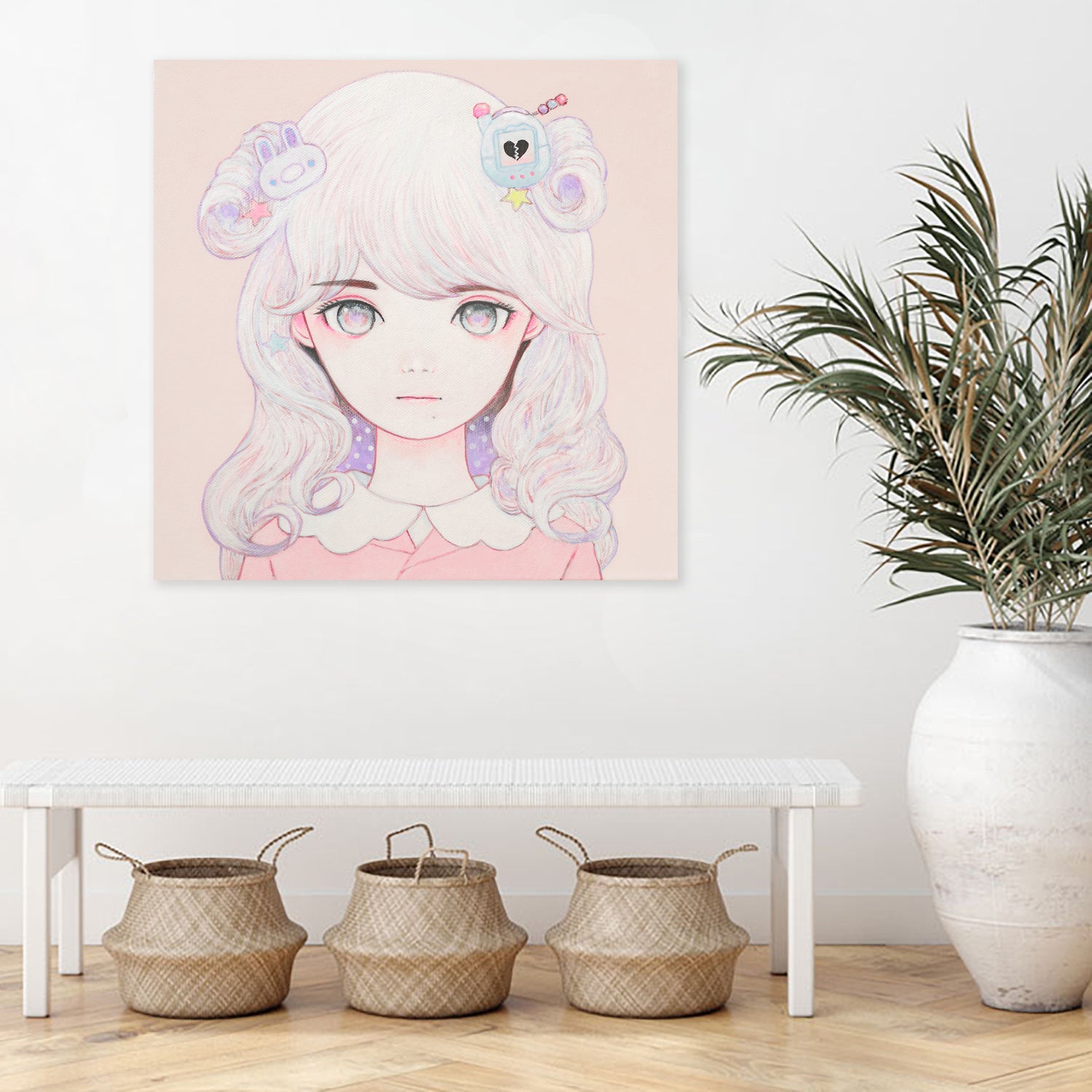 Cosmic Spring by Kaoru Hasegawa on GIANT ART - pink digital painting