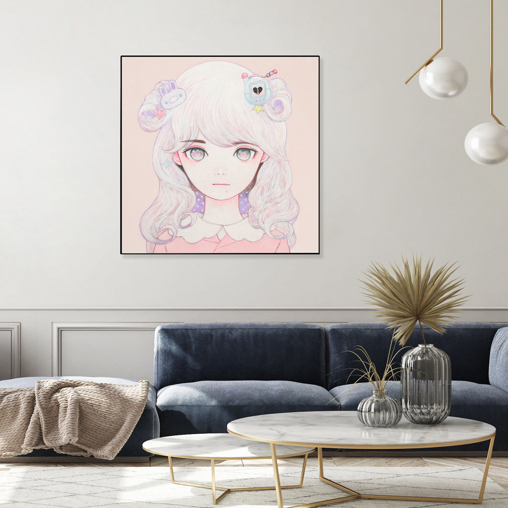 Cosmic Spring by Kaoru Hasegawa on GIANT ART - pink digital painting