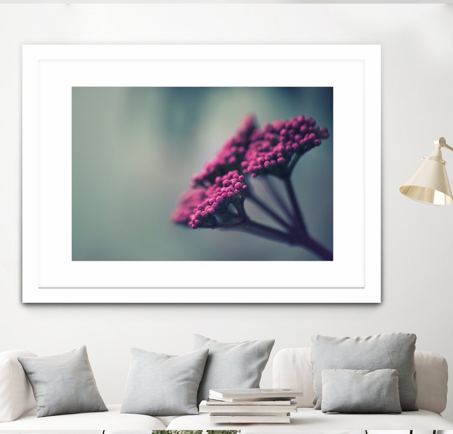 Pink winter flowers by Giordano Aita on GIANT ART - fuchsia photo illustration