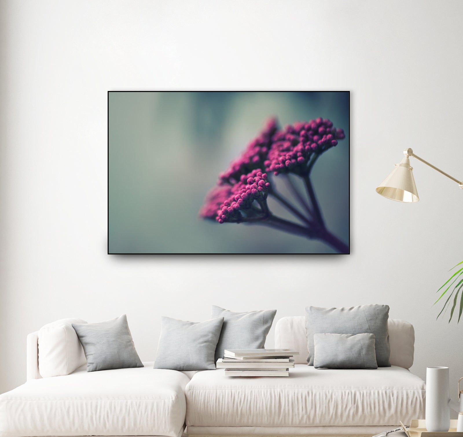 Pink winter flowers by Giordano Aita on GIANT ART - fuchsia photo illustration