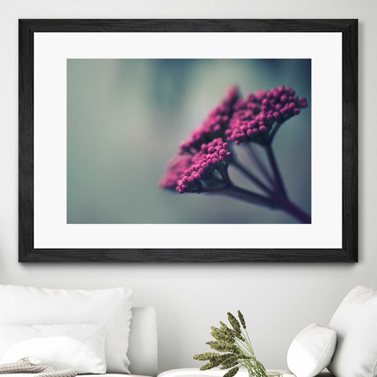 Pink winter flowers by Giordano Aita on GIANT ART - fuchsia photo illustration