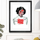 LEIA REBEL REBEL by Mike Tyau on GIANT ART - white digital painting