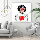 LEIA REBEL REBEL by Mike Tyau on GIANT ART - white digital painting