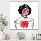 LEIA REBEL REBEL by Mike Tyau on GIANT ART - white digital painting