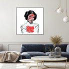 LEIA REBEL REBEL by Mike Tyau on GIANT ART - white digital painting