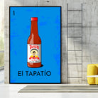 El Tapatío by Pablo Olmos-Garcia on GIANT ART - blue vector illustration