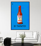 El Tapatío by Pablo Olmos-Garcia on GIANT ART - blue vector illustration