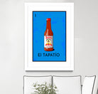 El Tapatío by Pablo Olmos-Garcia on GIANT ART - blue vector illustration