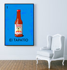 El Tapatío by Pablo Olmos-Garcia on GIANT ART - blue vector illustration