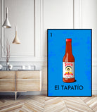 El Tapatío by Pablo Olmos-Garcia on GIANT ART - blue vector illustration