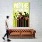 Pop the Champagne by Grace Patterson on GIANT ART - green photo manipulation