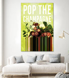 Pop the Champagne by Grace Patterson on GIANT ART - green photo manipulation