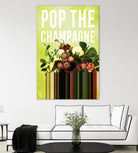 Pop the Champagne by Grace Patterson on GIANT ART - green photo manipulation