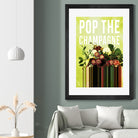 Pop the Champagne by Grace Patterson on GIANT ART - green photo manipulation