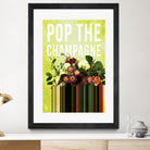 Pop the Champagne by Grace Patterson on GIANT ART - green photo manipulation