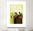 Pop the Champagne by Grace Patterson on GIANT ART - green photo manipulation