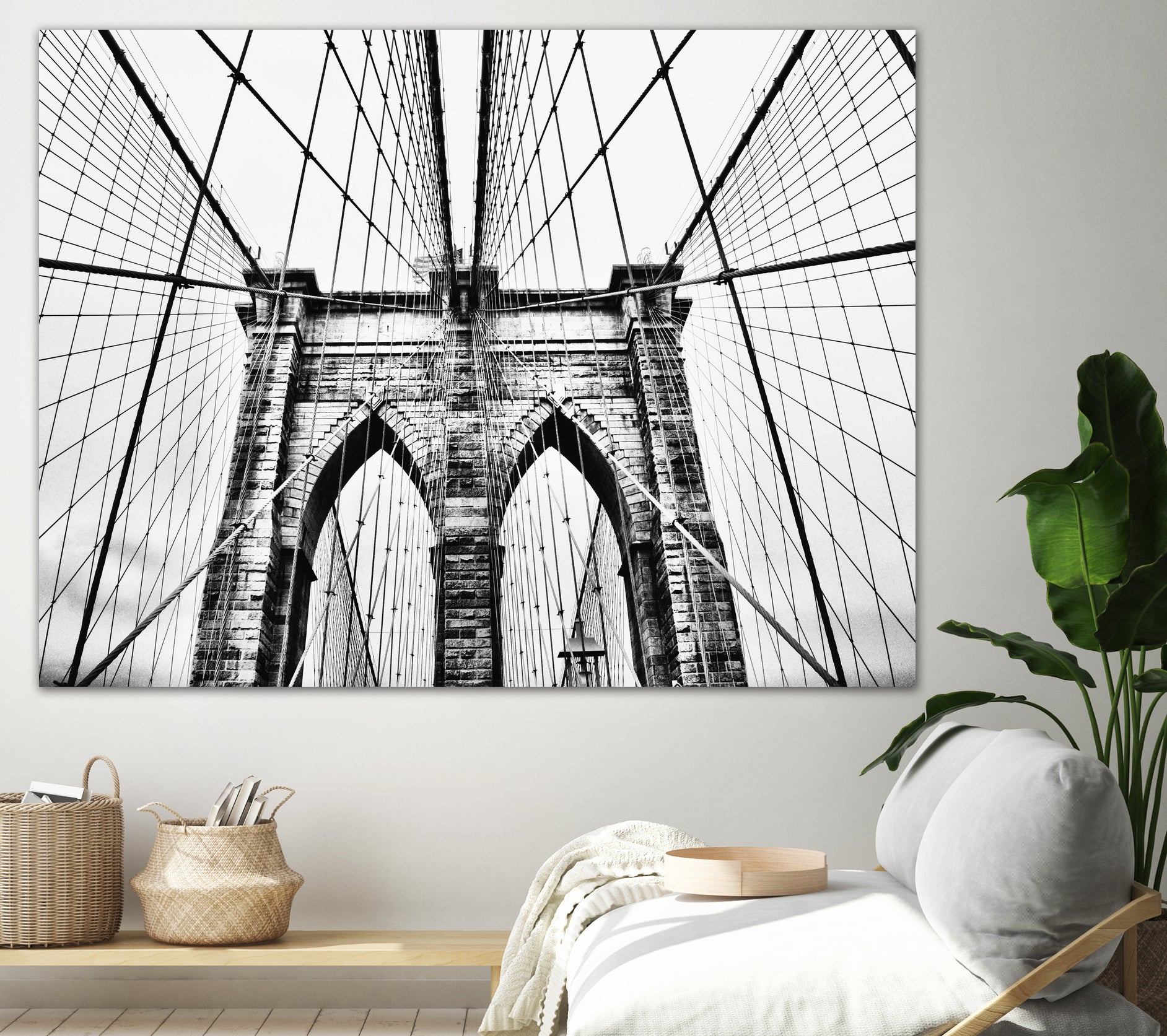 Brooklyn Bridge v by Haris Kavalla on GIANT ART - black photo manipulation