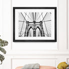 Brooklyn Bridge v by Haris Kavalla on GIANT ART - black photo manipulation