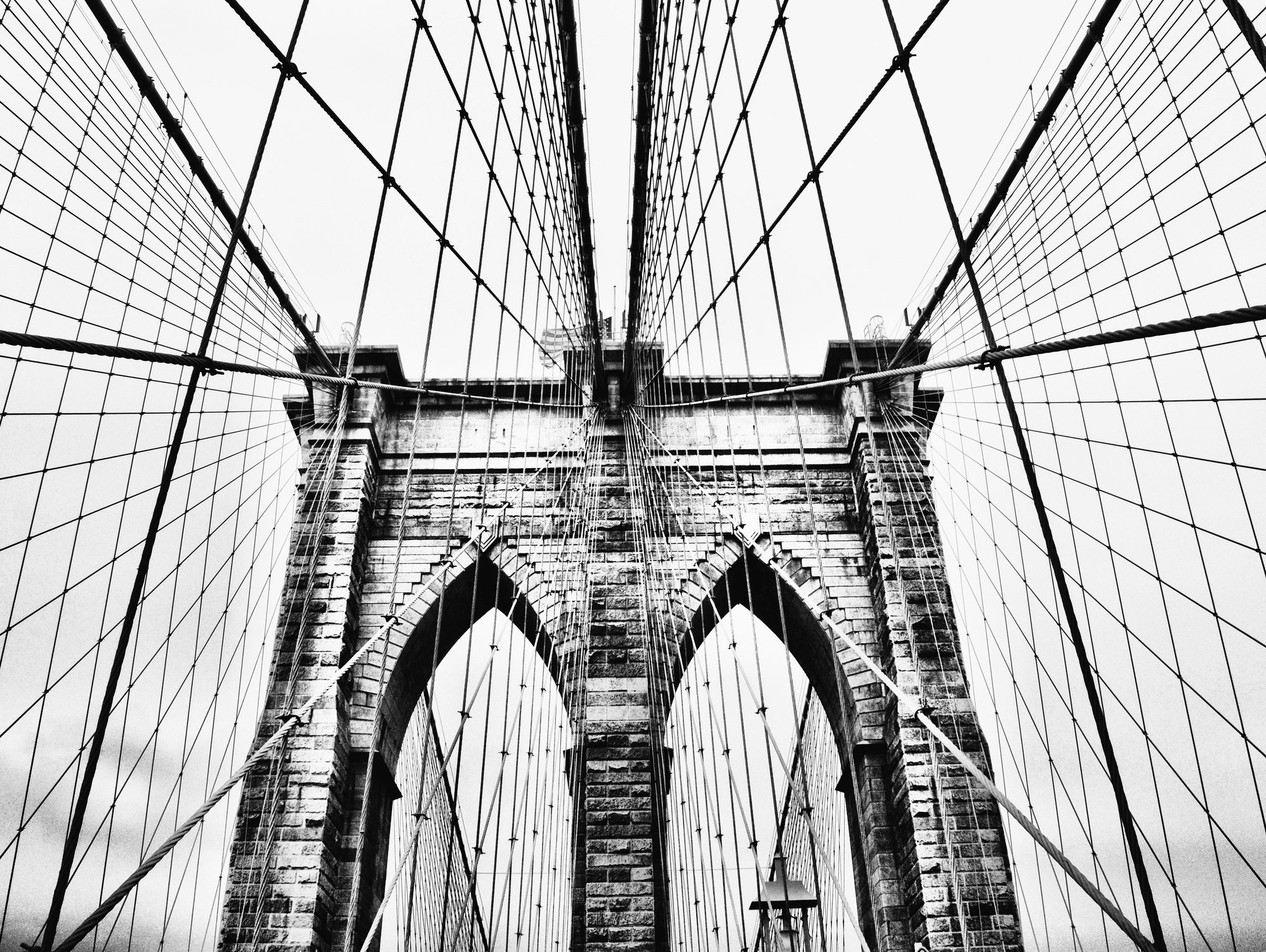 Brooklyn Bridge v by Haris Kavalla on GIANT ART - black photo manipulation