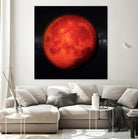 Super bloody Moon by Tenyo Marchev on GIANT ART - red 3d art