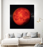 Super bloody Moon by Tenyo Marchev on GIANT ART - red 3d art