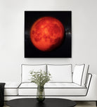 Super bloody Moon by Tenyo Marchev on GIANT ART - red 3d art