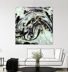 black gold marble by Haris Kavalla on GIANT ART - black digital painting