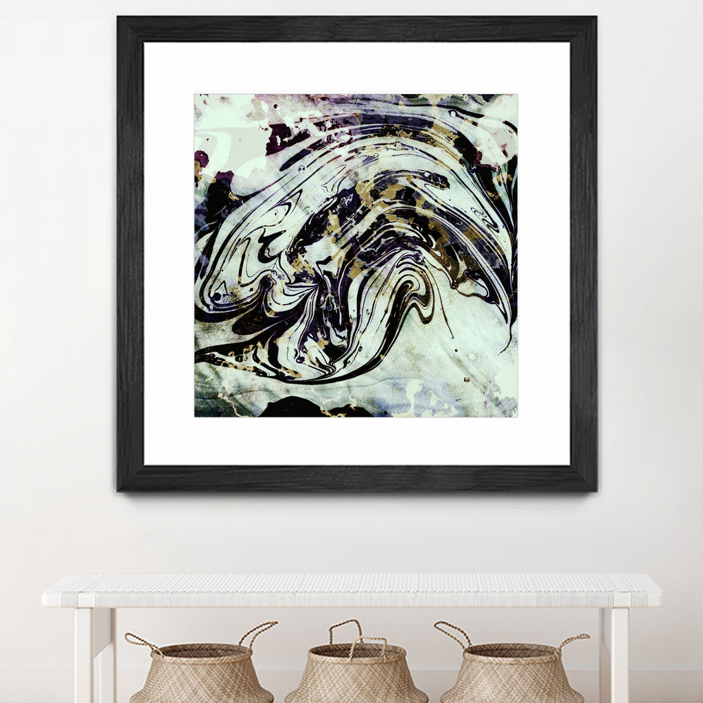 black gold marble by Haris Kavalla on GIANT ART - black digital painting