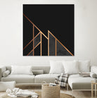 Marble Geometry 035 by Jelena Obradovic on GIANT ART - black vector illustration