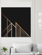 Marble Geometry 035 by Jelena Obradovic on GIANT ART - black vector illustration