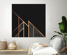 Marble Geometry 035 by Jelena Obradovic on GIANT ART - black vector illustration