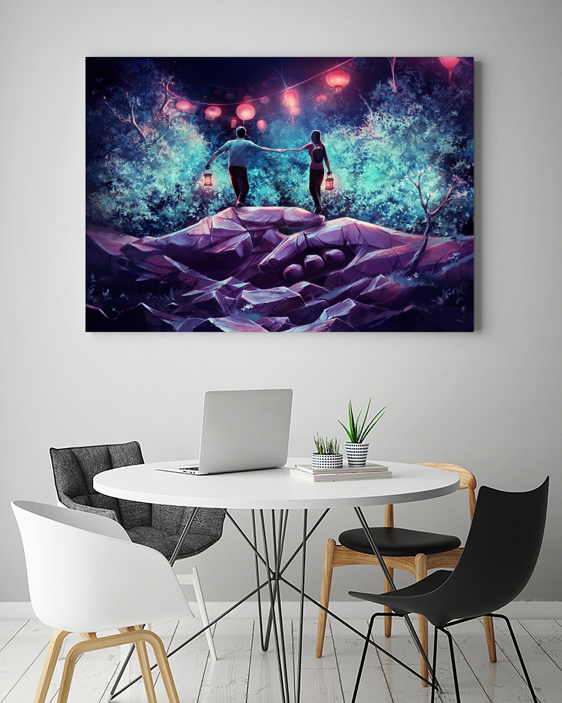 Face the unknown by Cyril Rolando on GIANT ART - green digital painting