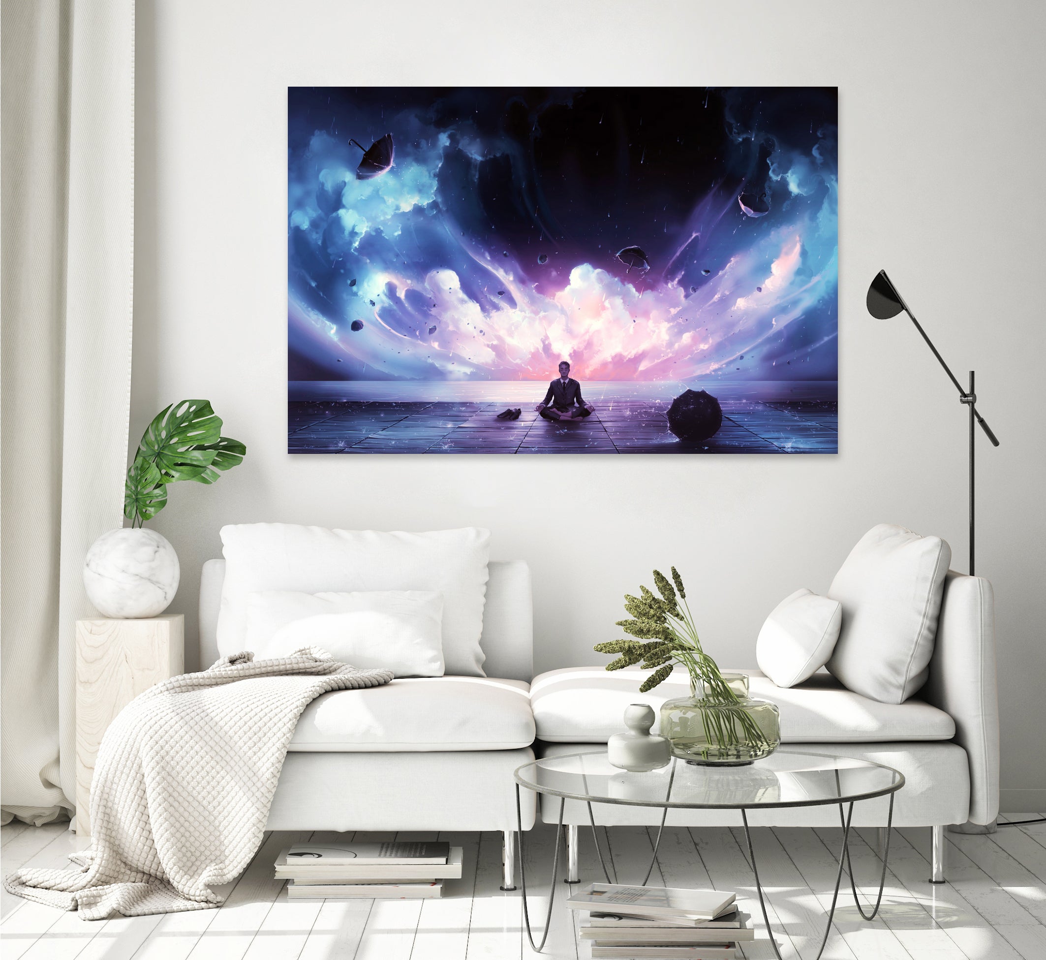 Eureka by Cyril Rolando on GIANT ART - blue digital painting