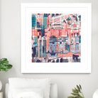 Downtown Funk by Insiyah Shahpurwalla on GIANT ART - orange photo illustration