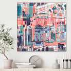 Downtown Funk by Insiyah Shahpurwalla on GIANT ART - orange photo illustration