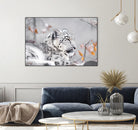 Snow leopard by Sarah Arthur on GIANT ART - gray photo illustration