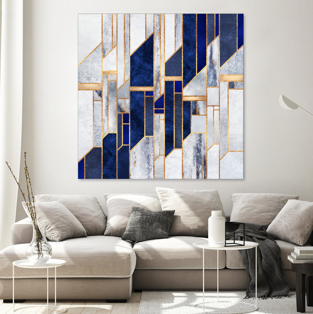 Blue Winter Sky by Elisabeth Fredriksson on GIANT ART - blue digital drawing