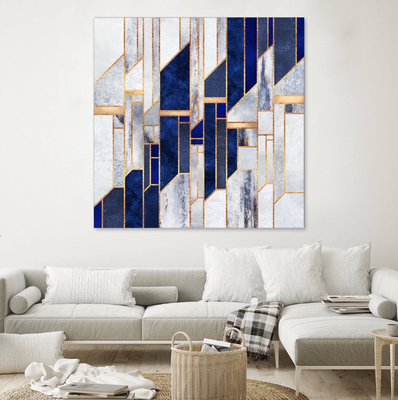 Blue Winter Sky by Elisabeth Fredriksson on GIANT ART - blue digital drawing