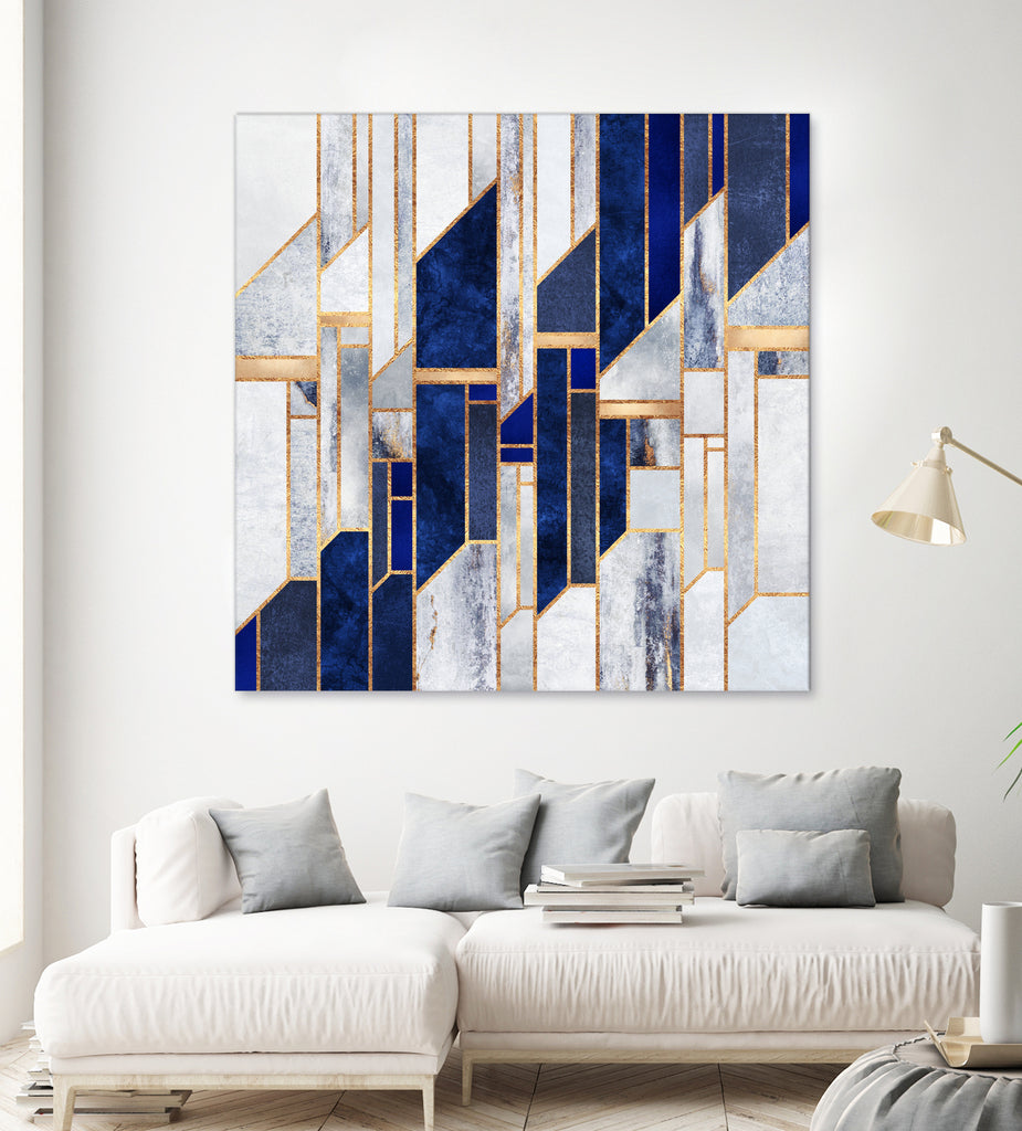 Blue Winter Sky by Elisabeth Fredriksson on GIANT ART - blue digital drawing