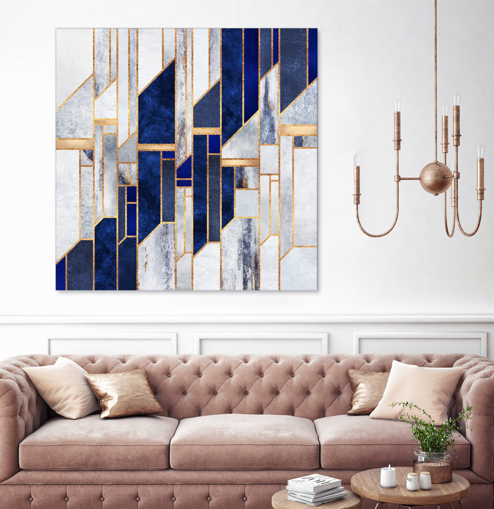 Blue Winter Sky by Elisabeth Fredriksson on GIANT ART - blue digital drawing