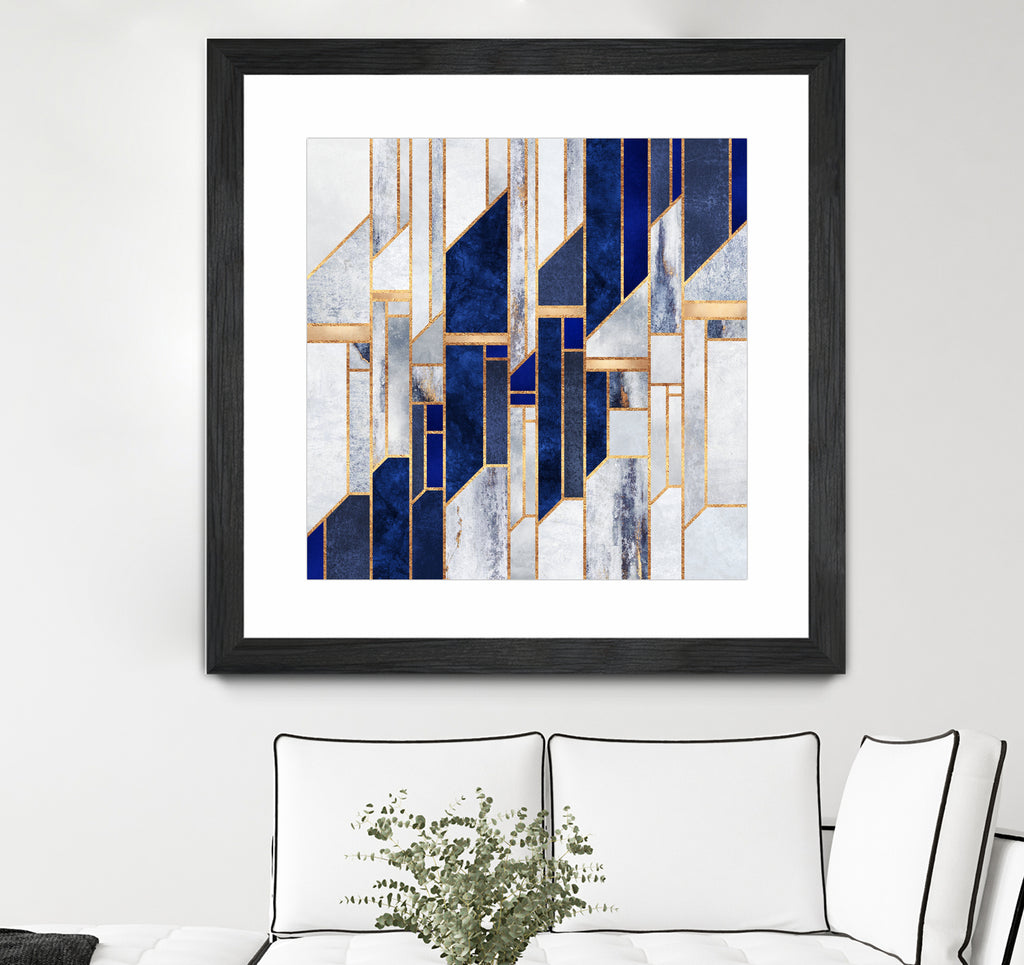 Blue Winter Sky by Elisabeth Fredriksson on GIANT ART - blue digital drawing