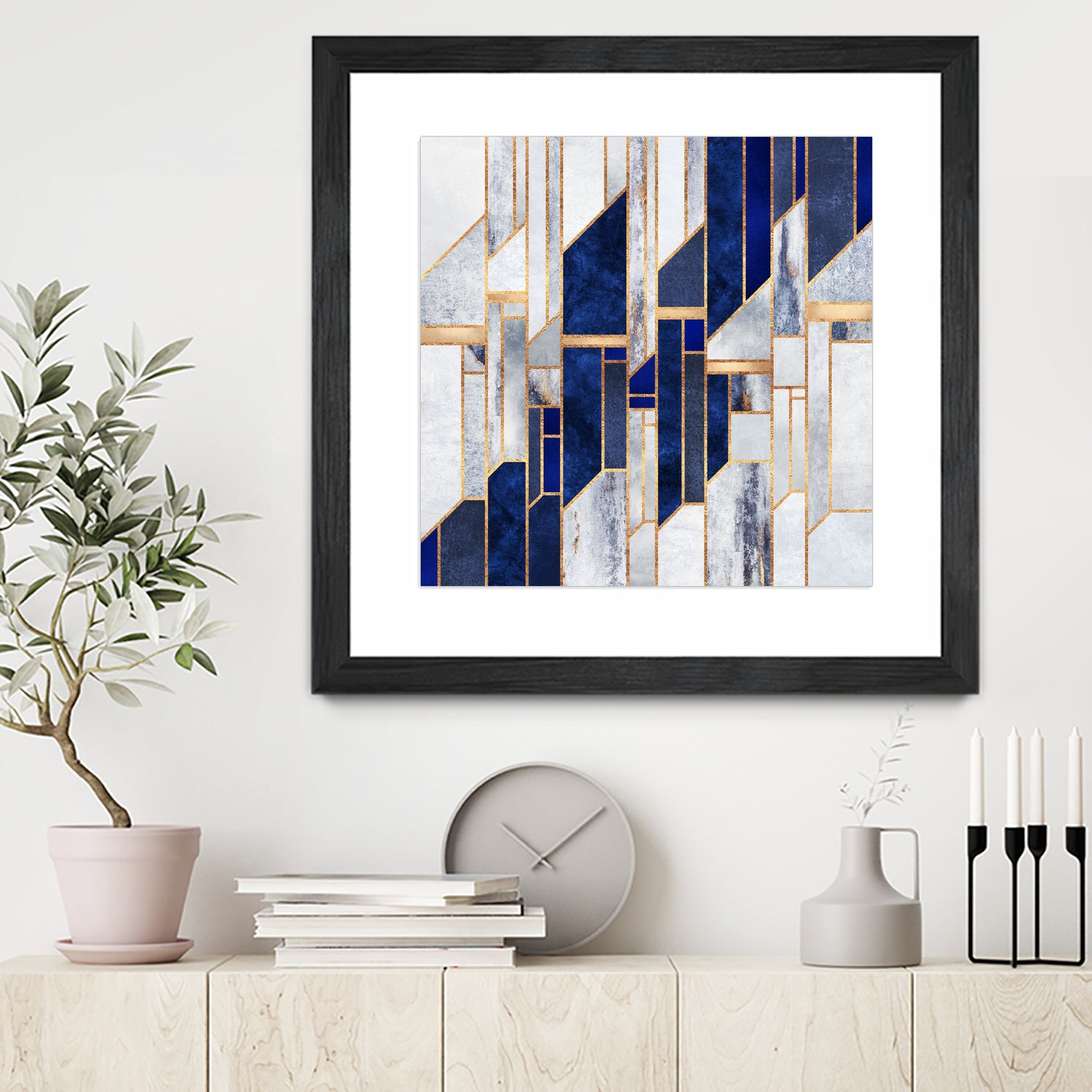 Blue Winter Sky by Elisabeth Fredriksson on GIANT ART - blue digital drawing