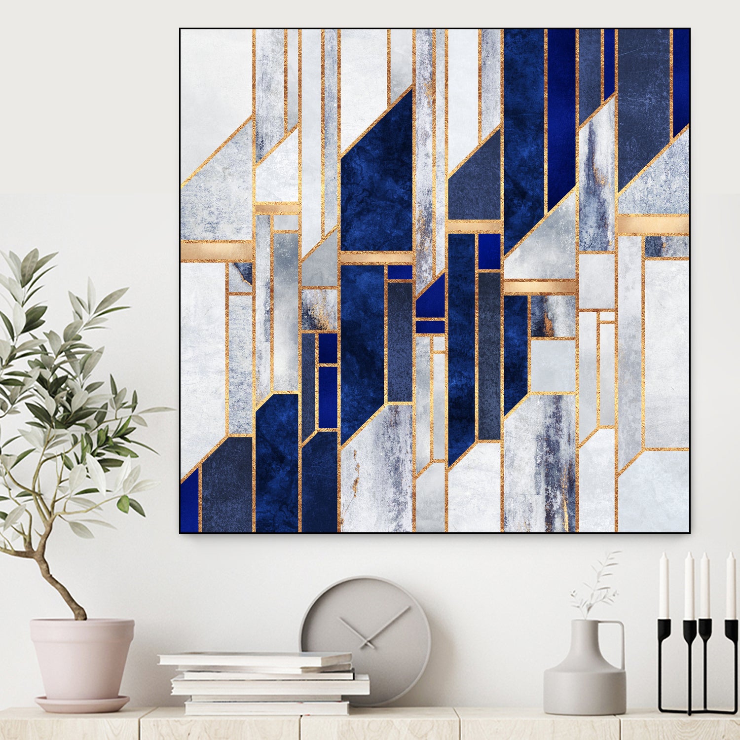 Blue Winter Sky by Elisabeth Fredriksson on GIANT ART - blue digital drawing