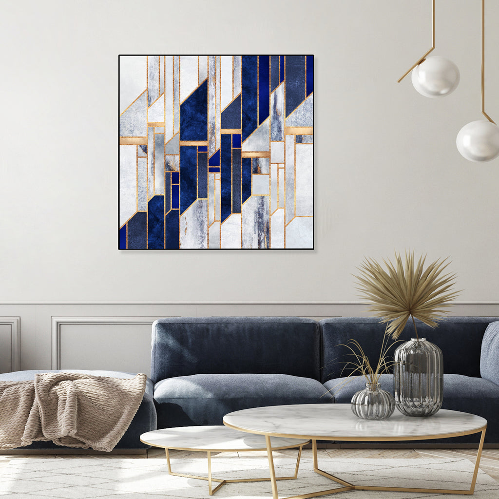 Blue Winter Sky by Elisabeth Fredriksson on GIANT ART - blue digital drawing